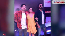 Alia Bhatt with Ranbir Kapoor at film Brahmastra's event in Mumbai Alia Bhatt with Ranbir Kapoor at film Brahmastra's event in Mumbai
