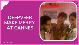 Cannes 2022: Ranveer Singh, Deepika Padukone pose with Rebecca Hall at Dior event Cannes 2022: Ranveer Singh, Deepika Padukone pose with Rebecca Hall at Dior event