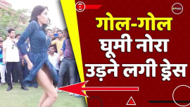 Oops Moment of Actress Nora Fatehi during live public Performance Oops Moment of Actress Nora Fatehi during live public Performance