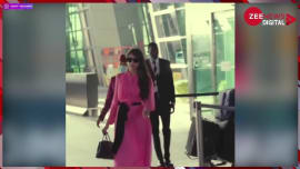 Nora Fatehi FIFA World Cup Anthem at qatar airport in gorgeous pink dress watch now Nora Fatehi FIFA World Cup Anthem at qatar airport in gorgeous pink dress watch now
