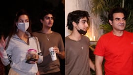Malaika Arora & Arbaaz Khan's separate outing with son Arhaan Khan Malaika Arora & Arbaaz Khan's separate outing with son Arhaan Khan