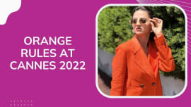 Cannes 2022: Orange is the new black indeed, at the 75th Film Festival Cannes 2022: Orange is the new black indeed, at the 75th Film Festival