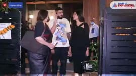 Shruti Haasan, Santanu Hazarika enjoy dinner date with mom Sarika Shruti Haasan, Santanu Hazarika enjoy dinner date with mom Sarika