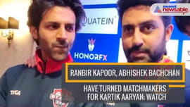 Ranbir Kapoor, Abhishek Bachchan have turned matchmakers for Kartik Aaryan; watch Ranbir Kapoor, Abhishek Bachchan have turned matchmakers for Kartik Aaryan; watch