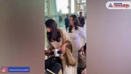 Armaan Jain spotted at airport with wife Anissa Malhotra Jain Armaan Jain spotted at airport with wife Anissa Malhotra Jain