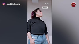 TV actress Aashika Bhatia physical transformation video goes viral TV actress Aashika Bhatia physical transformation video goes viral