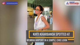 Kirti Kharbanda spotted at Mumbai airport in a simple, chic look Kirti Kharbanda spotted at Mumbai airport in a simple, chic look