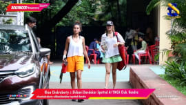 Rhea Chakraborty and Shibani Dandekar Spotted At YMCA Club, Bandra Rhea Chakraborty and Shibani Dandekar Spotted At YMCA Club, Bandra