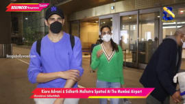 Kiara Advani and Sidharth Malhotra Spotted At The Mumbai Airport Kiara Advani and Sidharth Malhotra Spotted At The Mumbai Airport
