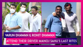 Varun Dhawan & Rohit Dhawan Attend Their Driver Manoj Sahu’s Last Rites Varun Dhawan & Rohit Dhawan Attend Their Driver Manoj Sahu’s Last Rites