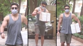 Huma Qureshi's brother Saqib Saleem looks cool in the summer look. Huma Qureshi's brother Saqib Saleem looks cool in the summer look.