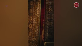 kriti sanon stunned internet in her golden saree look video goes viral kriti sanon stunned internet in her golden saree look video goes viral
