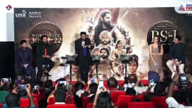 Ponniyin Selvan I: Aishwarya Rai Bachchan, Chiyaan Vikram, Trisha Krishnan, Mani Ratnam at the press conference Ponniyin Selvan I: Aishwarya Rai Bachchan, Chiyaan Vikram, Trisha Krishnan, Mani Ratnam at the press conference