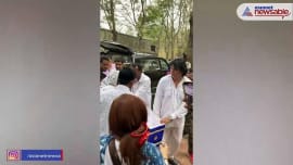 Rakhi Sawant spotted taking her mother's casket to the graveyard Rakhi Sawant spotted taking her mother's casket to the graveyard