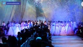 Deepika Padukone, Ranveer Singh walk the ramp in Manish Malhotra's outfits Deepika Padukone, Ranveer Singh walk the ramp in Manish Malhotra's outfits