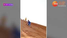 watch hot tv actress hina khan share video of doing stunt on Sand in too Sunlight watch hot tv actress hina khan share video of doing stunt on Sand in too Sunlight