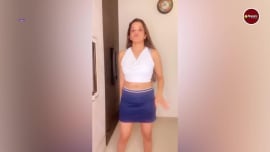 actress monalisa did sizzling dance on 90s hits songs video went viral actress monalisa did sizzling dance on 90s hits songs video went viral