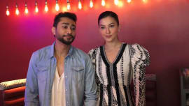 Gauahar Khan and Zaid Darbar at the Promotion of the Song ‘Main Pyaar Mein Hoon’ Gauahar Khan and Zaid Darbar at the Promotion of the Song ‘Main Pyaar Mein Hoon’