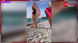 Ishita Dutta Ajay Devgan onscreen daughter semi nude look in bikini on beach hottest video on internet Ishita Dutta Ajay Devgan onscreen daughter semi nude look in bikini on beach hottest video on internet
