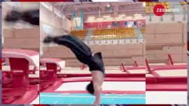 tiger shroff performing stunt post workout on instagram shocking video viral after controversy with disha patani tiger shroff performing stunt post workout on instagram shocking video viral after controversy with disha patani